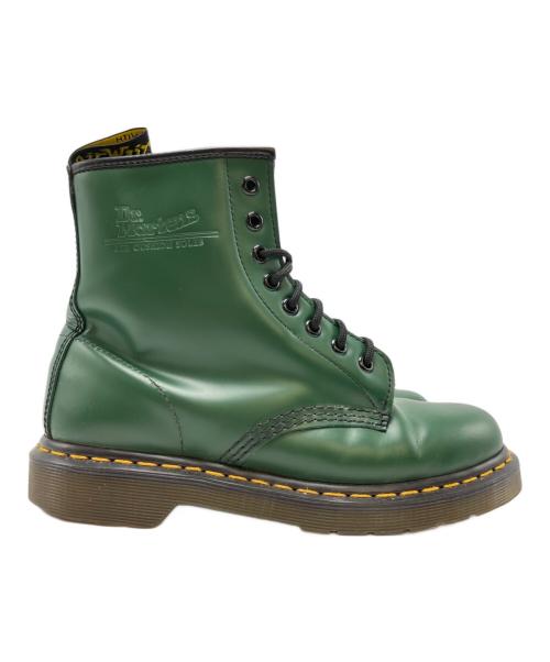 Dr.Martens（ドクターマーチン）Dr.Martens (ドクターマーチン) 8ホールブーツ グリーン サイズ:25cmの古着・服飾アイテム
