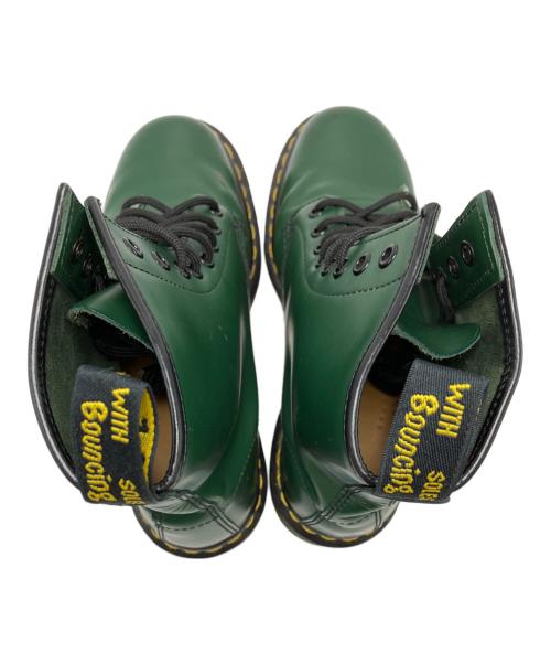 Dr.Martens（ドクターマーチン）Dr.Martens (ドクターマーチン) 8ホールブーツ グリーン サイズ:25cmの古着・服飾アイテム