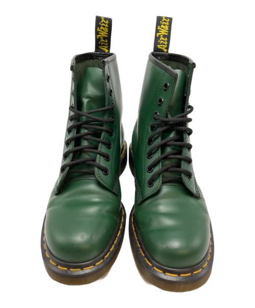 Dr.Martens（ドクターマーチン）Dr.Martens (ドクターマーチン) 8ホールブーツ グリーン サイズ:25cmの古着・服飾アイテム