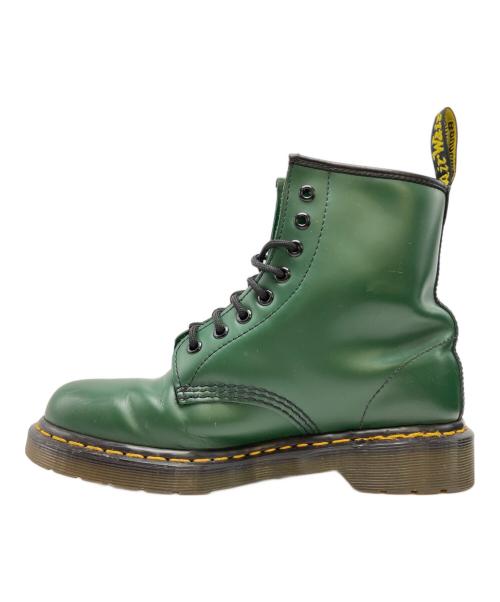 Dr.Martens（ドクターマーチン）Dr.Martens (ドクターマーチン) 8ホールブーツ グリーン サイズ:25cmの古着・服飾アイテム