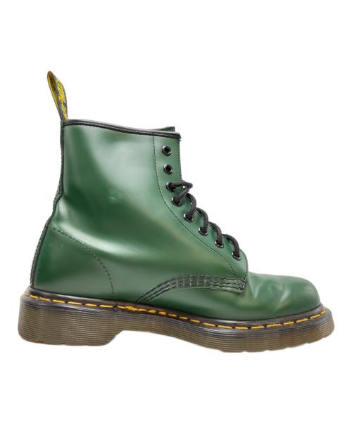 Dr.Martens（ドクターマーチン）Dr.Martens (ドクターマーチン) 8ホールブーツ グリーン サイズ:25cmの古着・服飾アイテム