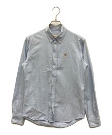 maison kitsune（メゾンキツネ）の古着「長袖シャツ」｜ブルー