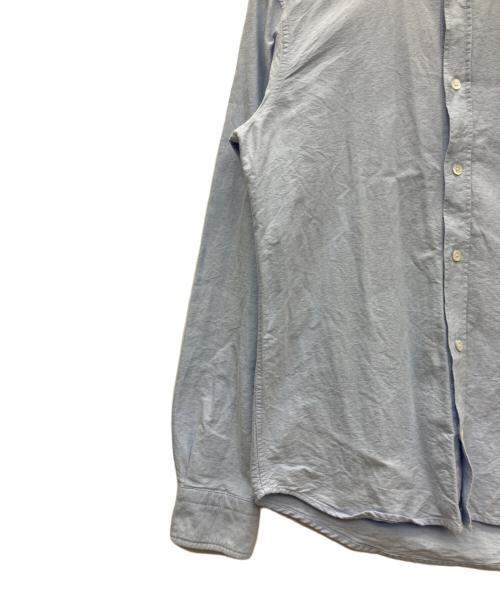 maison kitsune（メゾンキツネ）MAISON KITSUNE (メゾンキツネ) 長袖シャツ ブルー サイズ:SIZE 38の古着・服飾アイテム