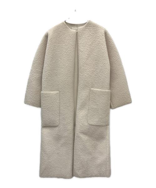 TODAYFUL（トゥデイフル）TODAYFUL (トゥデイフル) カラーレスボアコート ベージュ サイズ:38の古着・服飾アイテム