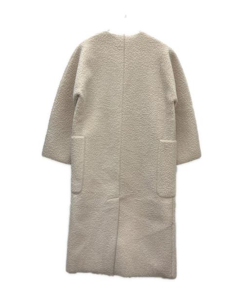 TODAYFUL（トゥデイフル）TODAYFUL (トゥデイフル) カラーレスボアコート ベージュ サイズ:38の古着・服飾アイテム