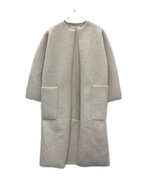 TODAYFUL（トゥデイフル）TODAYFUL (トゥデイフル) カラーレスボアコート ベージュ サイズ:38の古着・服飾アイテム