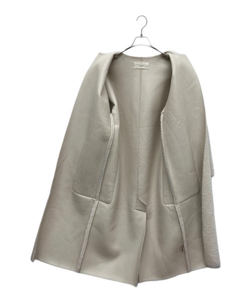 TODAYFUL（トゥデイフル）TODAYFUL (トゥデイフル) カラーレスボアコート ベージュ サイズ:38の古着・服飾アイテム