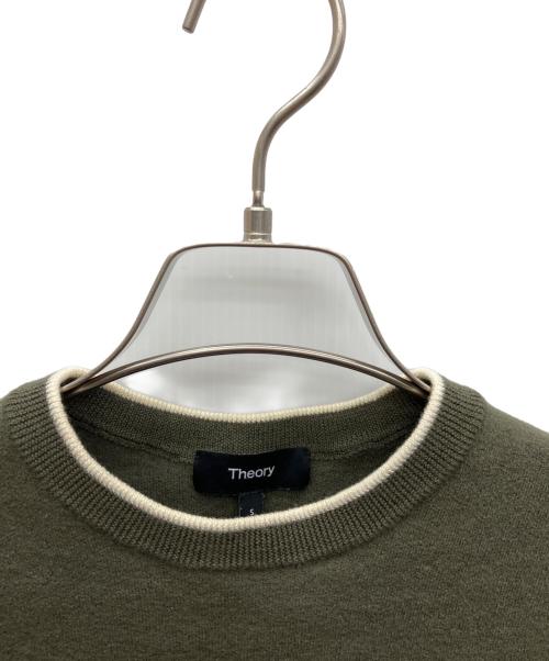theory（セオリー）theory (セオリー) 薄手ニット オリーブ サイズ:SIZE Sの古着・服飾アイテム