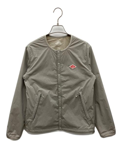 DANTON（ダントン）DANTON (ダントン) 中綿ノーカラージャケット ベージュ サイズ:36の古着・服飾アイテム