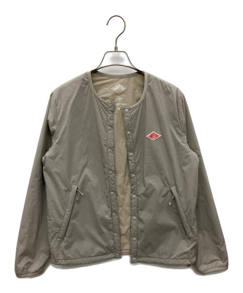 DANTON（ダントン）DANTON (ダントン) 中綿ノーカラージャケット ベージュ サイズ:36の古着・服飾アイテム