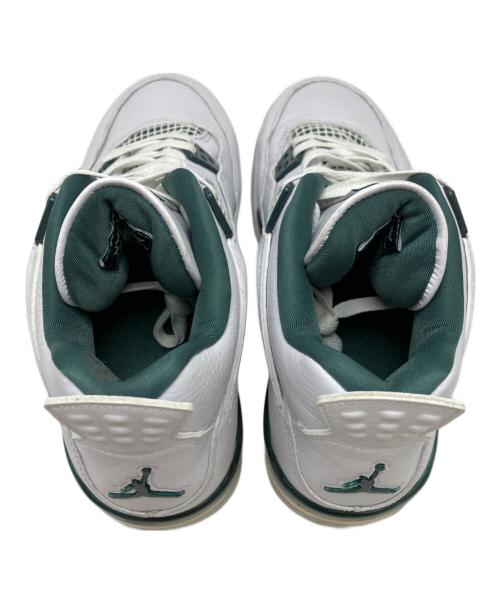NIKE（ナイキ）NIKE (ナイキ) GS Air Jordan 4 Retro ホワイト×グリーン サイズ:25cmの古着・服飾アイテム