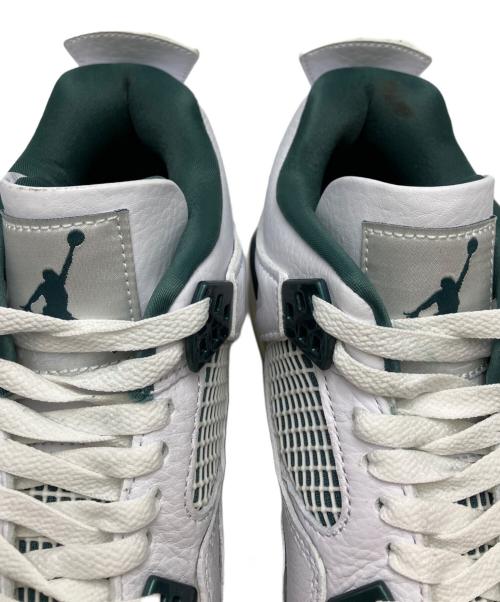 NIKE（ナイキ）NIKE (ナイキ) GS Air Jordan 4 Retro ホワイト×グリーン サイズ:25cmの古着・服飾アイテム