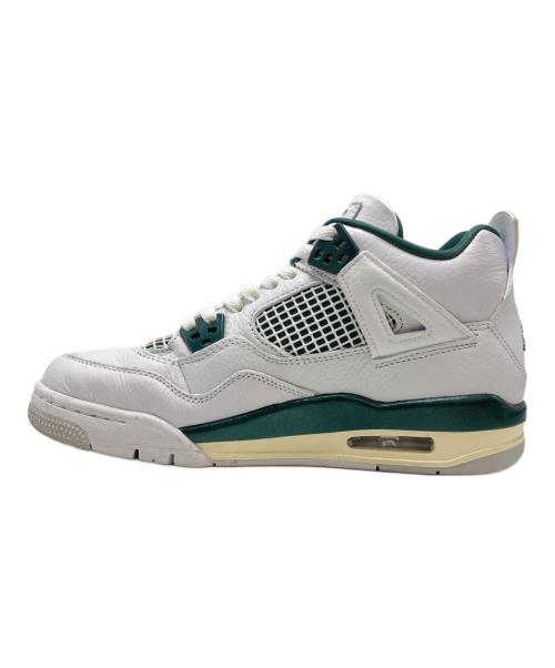 NIKE（ナイキ）NIKE (ナイキ) GS Air Jordan 4 Retro ホワイト×グリーン サイズ:25cmの古着・服飾アイテム