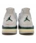 中古・古着 NIKE (ナイキ) GS Air Jordan 4 Retro ホワイト×グリーン サイズ:25cm：7000円