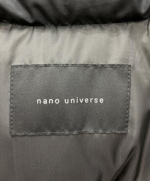 nano・universe（ナノ・ユニバース）nano・universe (ナノ・ユニバース) 撥水セミロングダウン ブラック サイズ:Mの古着・服飾アイテム