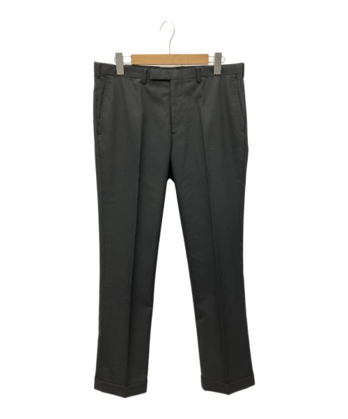BURBERRY BLACK LABEL（バーバリーブラックレーベル）BURBERRY BLACK LABEL (バーバリーブラックレーベル) ストライプ柄ウール2Bスーツ ブラック サイズ:LLの古着・服飾アイテム