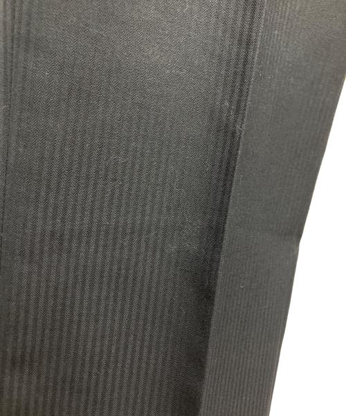 BURBERRY BLACK LABEL（バーバリーブラックレーベル）BURBERRY BLACK LABEL (バーバリーブラックレーベル) ストライプ柄ウール2Bスーツ ブラック サイズ:LLの古着・服飾アイテム