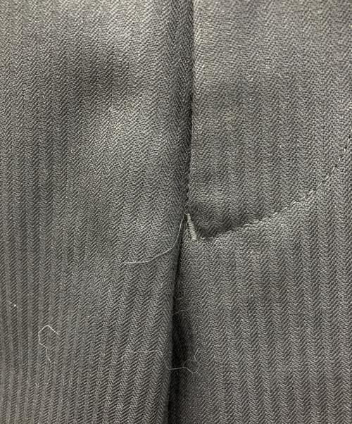 BURBERRY BLACK LABEL（バーバリーブラックレーベル）BURBERRY BLACK LABEL (バーバリーブラックレーベル) ストライプ柄ウール2Bスーツ ブラック サイズ:LLの古着・服飾アイテム