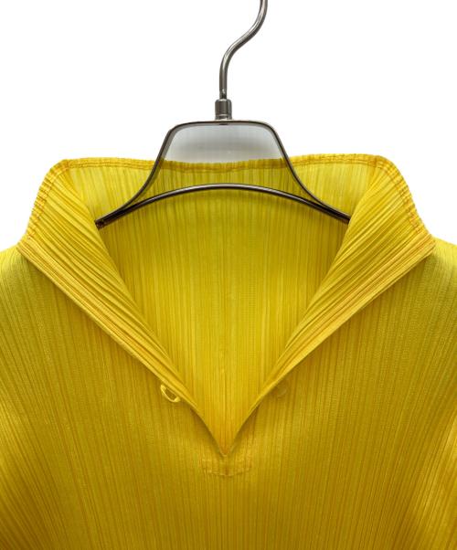 PLEATS PLEASE（プリーツプリーズ）PLEATS PLEASE (プリーツプリーズ) 長袖ブラウス イエロー サイズ:3の古着・服飾アイテム
