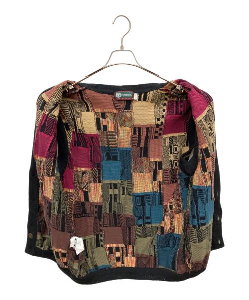 TUNDRA（ツンドラ）TUNDRA (ツンドラ) 総柄ニットベスト マルチカラー サイズ:Lの古着・服飾アイテム