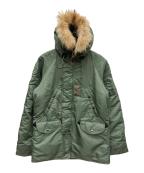 AVIREXアヴィレックス）の古着「N-3Bタイプコート」｜カーキ