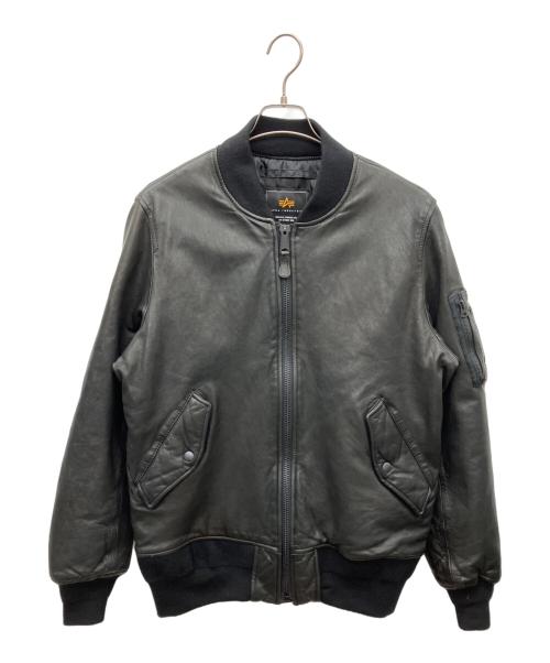 ALPHA（アルファ）ALPHA (アルファ) MA-1 KNOXVILLE TENNESSEE USA EST.OCTOBER 1959 ブラック サイズ:XLの古着・服飾アイテム