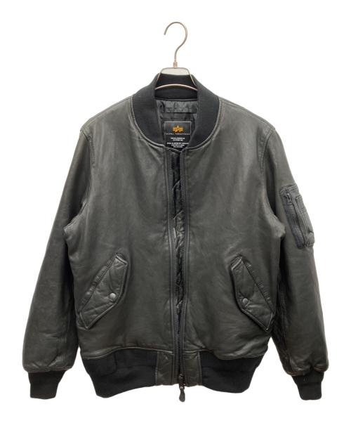 ALPHA（アルファ）ALPHA (アルファ) MA-1 KNOXVILLE TENNESSEE USA EST.OCTOBER 1959 ブラック サイズ:XLの古着・服飾アイテム