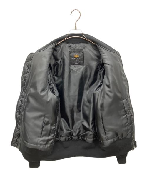 ALPHA（アルファ）ALPHA (アルファ) MA-1 KNOXVILLE TENNESSEE USA EST.OCTOBER 1959 ブラック サイズ:XLの古着・服飾アイテム