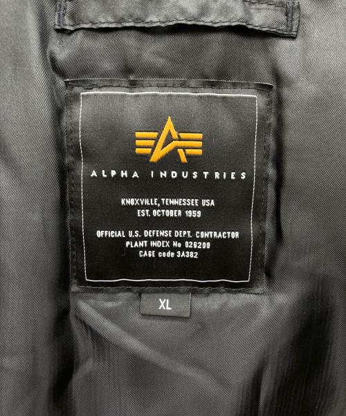 ALPHA（アルファ）ALPHA (アルファ) MA-1 KNOXVILLE TENNESSEE USA EST.OCTOBER 1959 ブラック サイズ:XLの古着・服飾アイテム
