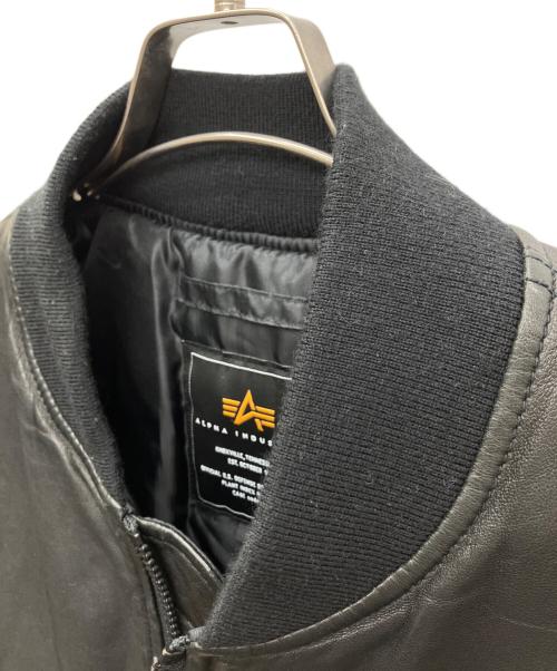 ALPHA（アルファ）ALPHA (アルファ) MA-1 KNOXVILLE TENNESSEE USA EST.OCTOBER 1959 ブラック サイズ:XLの古着・服飾アイテム