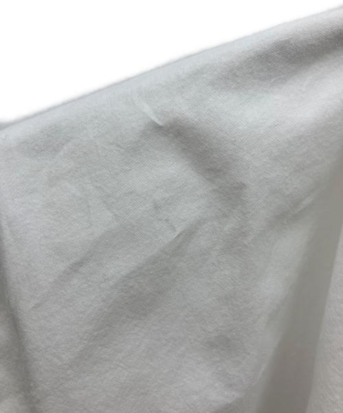 HUIS.（ハウス）HUIS. (ハウス) オーガニックコットンバルーンスリーブワイドブラウス ホワイト サイズ:Fの古着・服飾アイテム