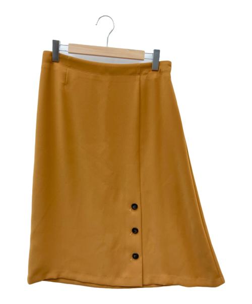 INDIVI（インディヴィ）INDIVI (インディヴィ) スカート ブラウン サイズ:SIZE 13 未使用品の古着・服飾アイテム