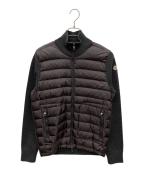 MONCLERモンクレール）の古着「MAGLIONE TRICOT CARDIGAN」｜ブラック×グレー