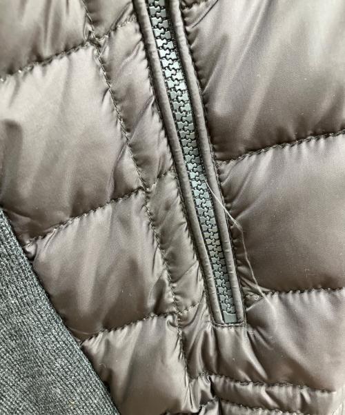 MONCLER（モンクレール）MONCLER (モンクレール) MAGLIONE TRICOT CARDIGAN ブラック×グレー サイズ:Lの古着・服飾アイテム
