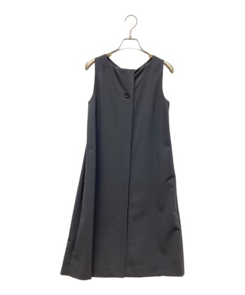 theory（セオリー）theory (セオリー) ノースリーブワンピース ブラック サイズ:SIZE 0の古着・服飾アイテム