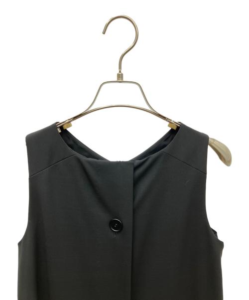 theory（セオリー）theory (セオリー) ノースリーブワンピース ブラック サイズ:SIZE 0の古着・服飾アイテム