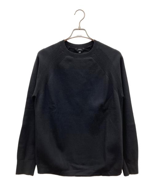 theory（セオリー）theory (セオリー) 薄手ニット ブラック サイズ:SIZE Lの古着・服飾アイテム