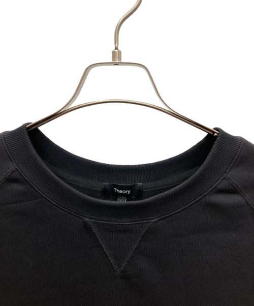 theory（セオリー）theory (セオリー) クルーネックスウェット ブラック サイズ:SIZE Lの古着・服飾アイテム