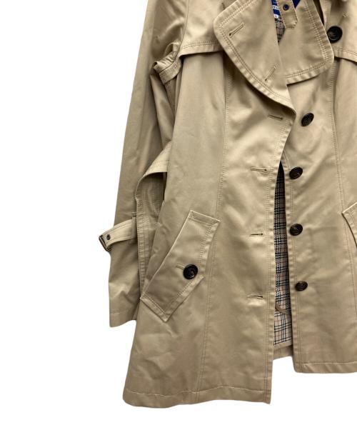 BURBERRY BLUE LABEL（バーバリー ブルー レーベル）BURBERRY BLUE LABEL (バーバリー ブルー レーベル) ライナー付トレンチコート ベージュ サイズ:36の古着・服飾アイテム