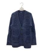 FRED PERRYフレッドペリー）の古着「ウール・アルパカ混モヘヤカーディガン」｜ネイビー