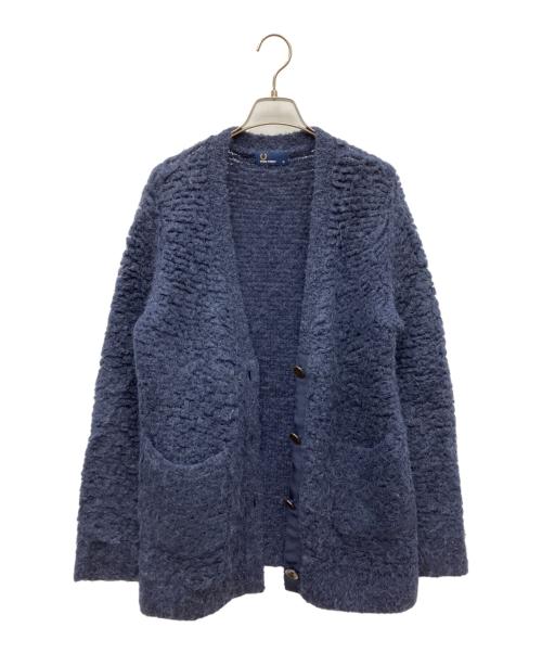 FRED PERRY（フレッドペリー）FRED PERRY (フレッドペリー) ウール・アルパカ混モヘヤカーディガン ネイビー サイズ:10の古着・服飾アイテム