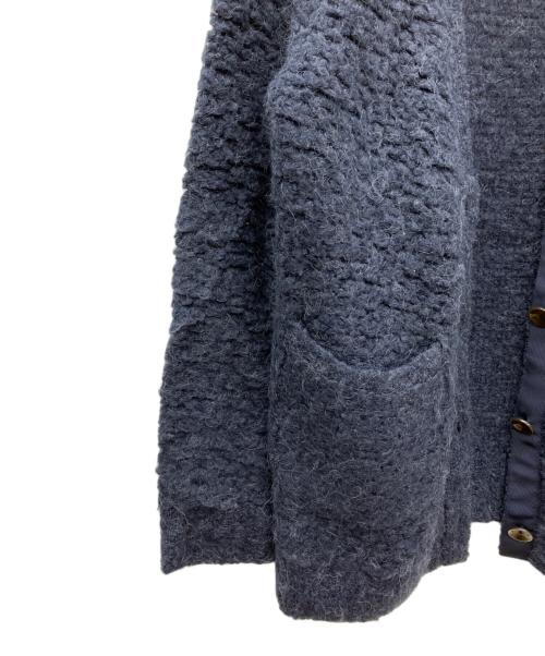 FRED PERRY（フレッドペリー）FRED PERRY (フレッドペリー) ウール・アルパカ混モヘヤカーディガン ネイビー サイズ:10の古着・服飾アイテム