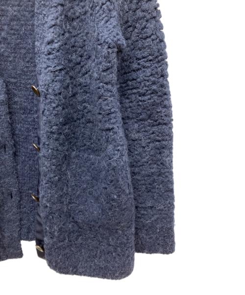 FRED PERRY（フレッドペリー）FRED PERRY (フレッドペリー) ウール・アルパカ混モヘヤカーディガン ネイビー サイズ:10の古着・服飾アイテム