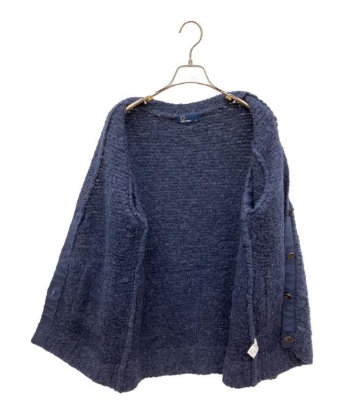 FRED PERRY（フレッドペリー）FRED PERRY (フレッドペリー) ウール・アルパカ混モヘヤカーディガン ネイビー サイズ:10の古着・服飾アイテム