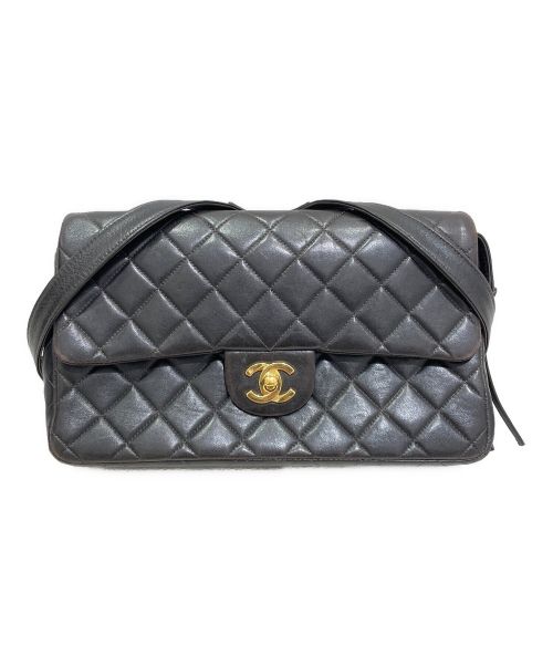 CHANEL（シャネル）CHANEL (シャネル) マトラッセチェーンリュックサック ブラックの古着・服飾アイテム