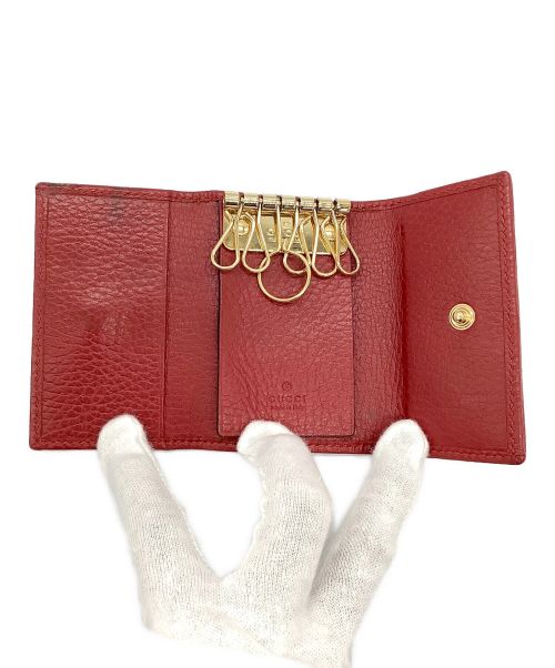 GUCCI（グッチ）GUCCI (グッチ) キーケース レッドの古着・服飾アイテム