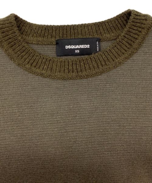 DSQUARED2（ディースクエアード）DSQUARED2 (ディースクエアード) ニット グレー サイズ:XSの古着・服飾アイテム