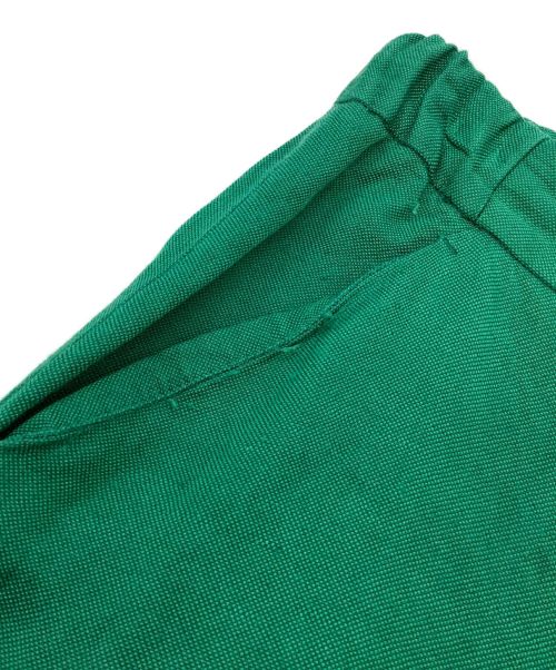 MM6 Maison Margiela（エムエムシックスメゾンマルジェラ）MM6 Maison Margiela (エムエムシックス メゾンマルジェラ) リネン混トラウザーパンツ グリーン サイズ:36の古着・服飾アイテム