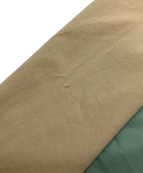 Banner Barrett（バナーバレット）Banner Barrett (バナーバレット) MAKIKANEKO 配色フレアスカート ブラウン×グリーン サイズ:34の古着・服飾アイテム