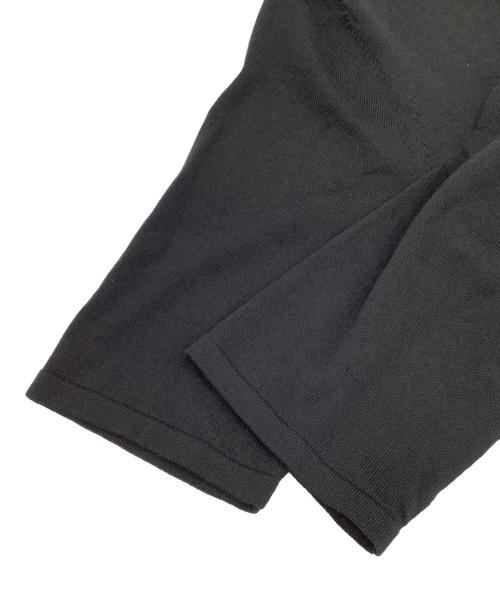 ETRE TOKYO（エトレトウキョウ）ETRE TOKYO (エトレトウキョウ) ハーフスリーブニットプルオーバー ブラック サイズ:FREE 未使用品の古着・服飾アイテム